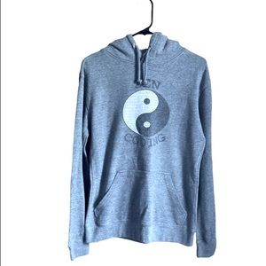 L7 ZEN CODING Graphic Vintage Hoodie Sweatshirt Sz M